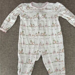 Kids One Piece by Kissy Kissy - White with Pink Accents